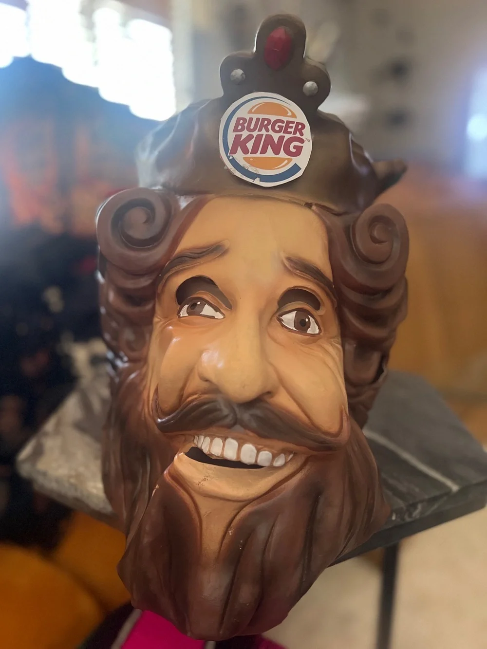 Adult Burger King Mask - Party Costume Halloween Cosplay
